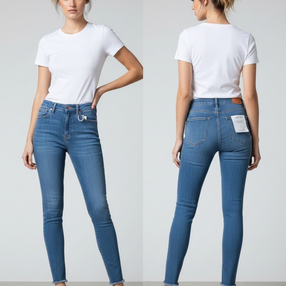 Good American Light Blue Skinny‎ Jeans